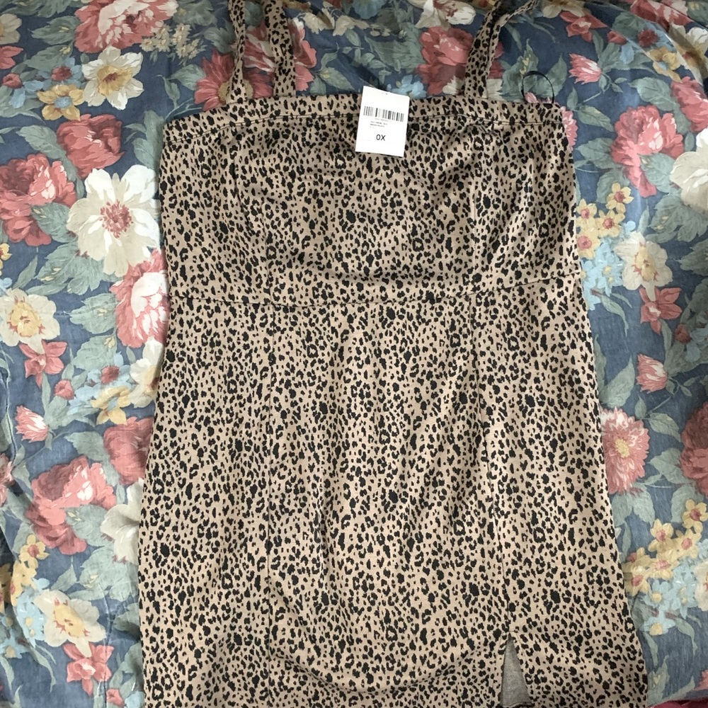 F21+ Leopard Print Mini Dress